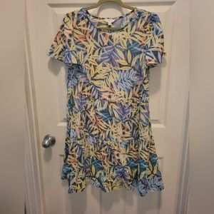 Women's Time and Tru 80s print dress! SIZE Large!